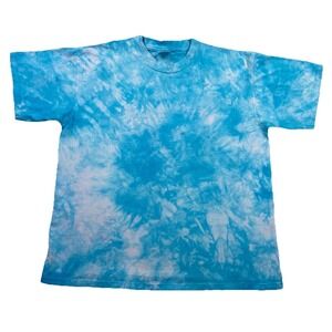 Vintage Oneita Blank Tie Dye T-shirt Single Stitch Men's Large